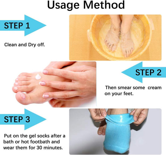 Spa Gel Socks Gloves (قفازات سبا جل الجوارب)